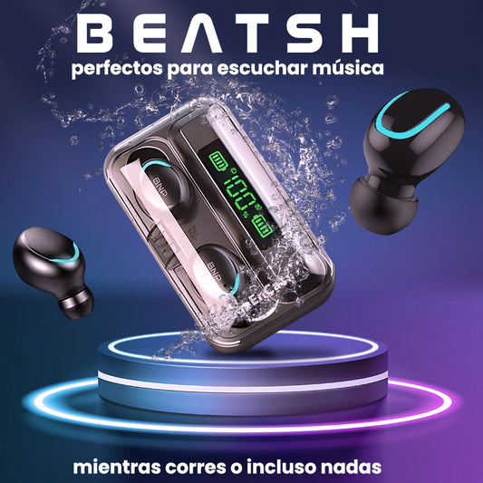 BEATSH - Audífonos Bluetooth 5.1 Waterproof
