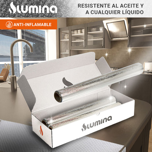 OFERTA 2 UNIDADES DE PAPEL LUMINA / IMPERMEABLE Y RESISTENTE AL FUEGO